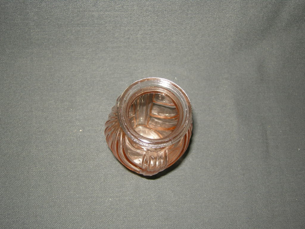 gebruikt glas - kristal rose 084. vaasje