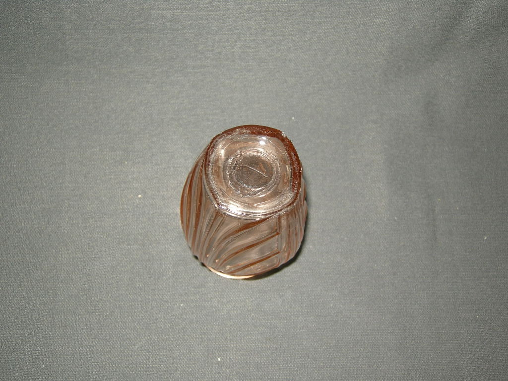 gebruikt glas - kristal rose 084. vaasje