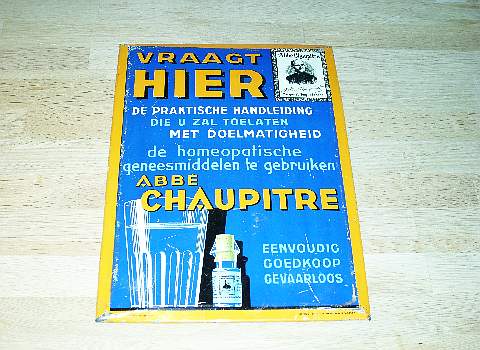 emaille reclamebord 001. Abbe chaupitre