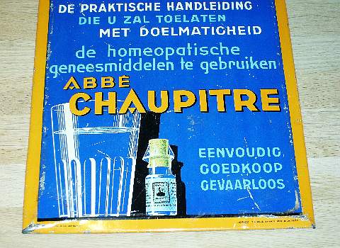 emaille reclamebord 001. Abbe chaupitre