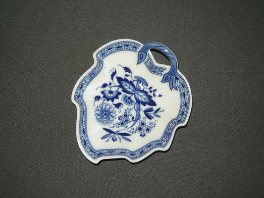 Hütschenreuther Blau Zwiebelmuster bladschaaltje 12 cm.