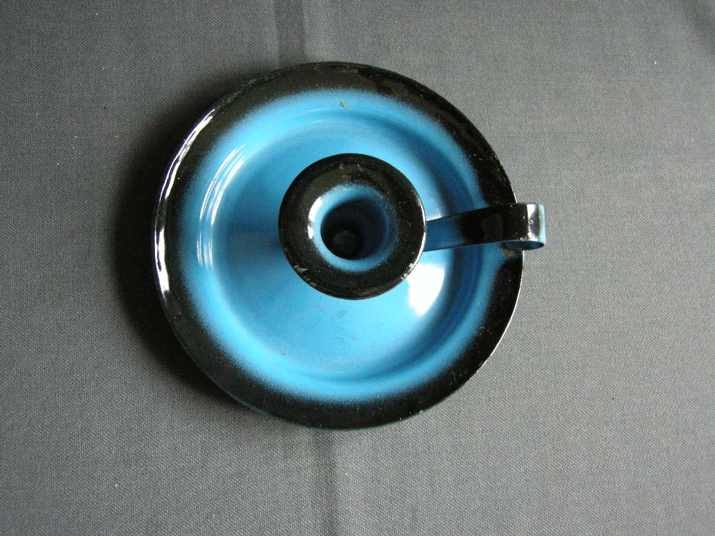 emaille blauw 002. blaker