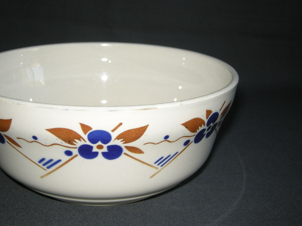 Societe Ceramique decor SB 204 N blauw -  bruin decor nestschaal