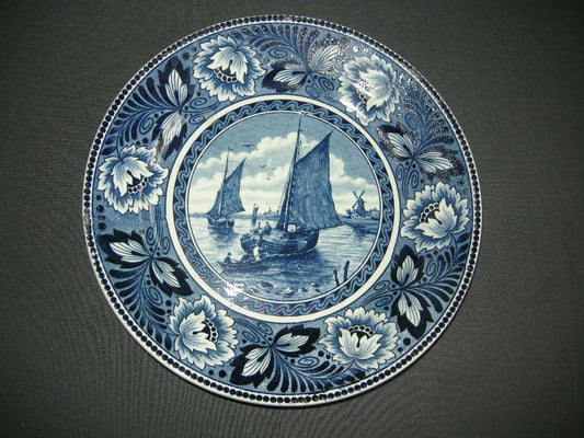 Societe Ceramique Hollandia wandbord boten