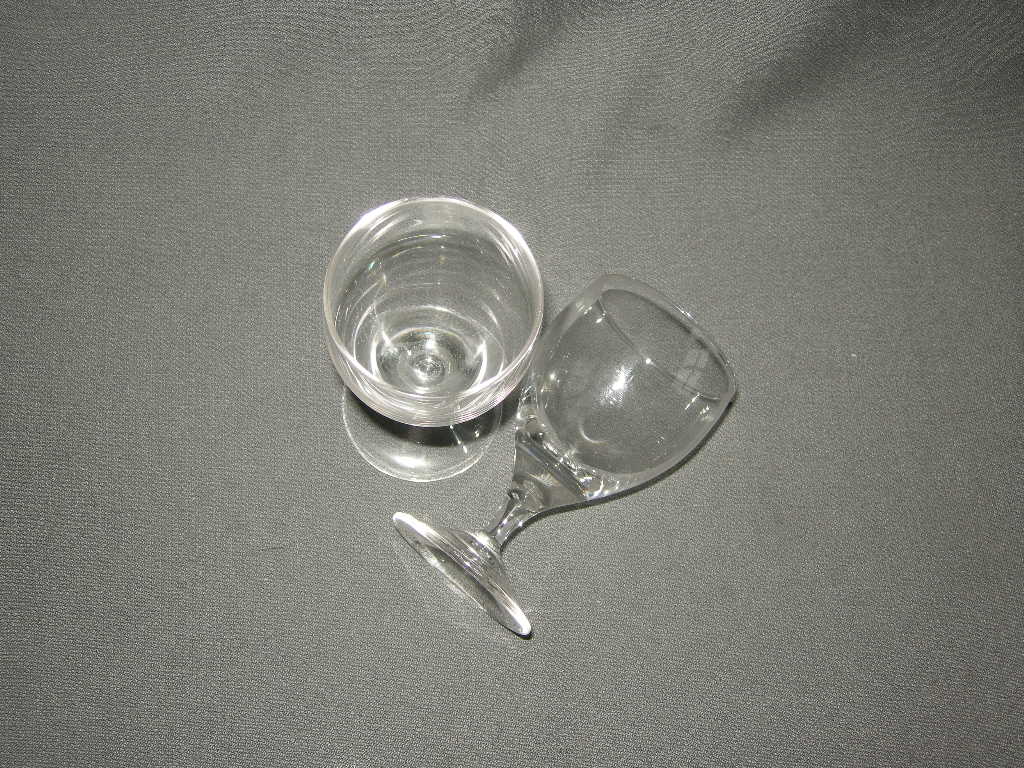 glas - kristal Leerdam Sylvia borrelglazen / bitterglazen O4,5 cm.