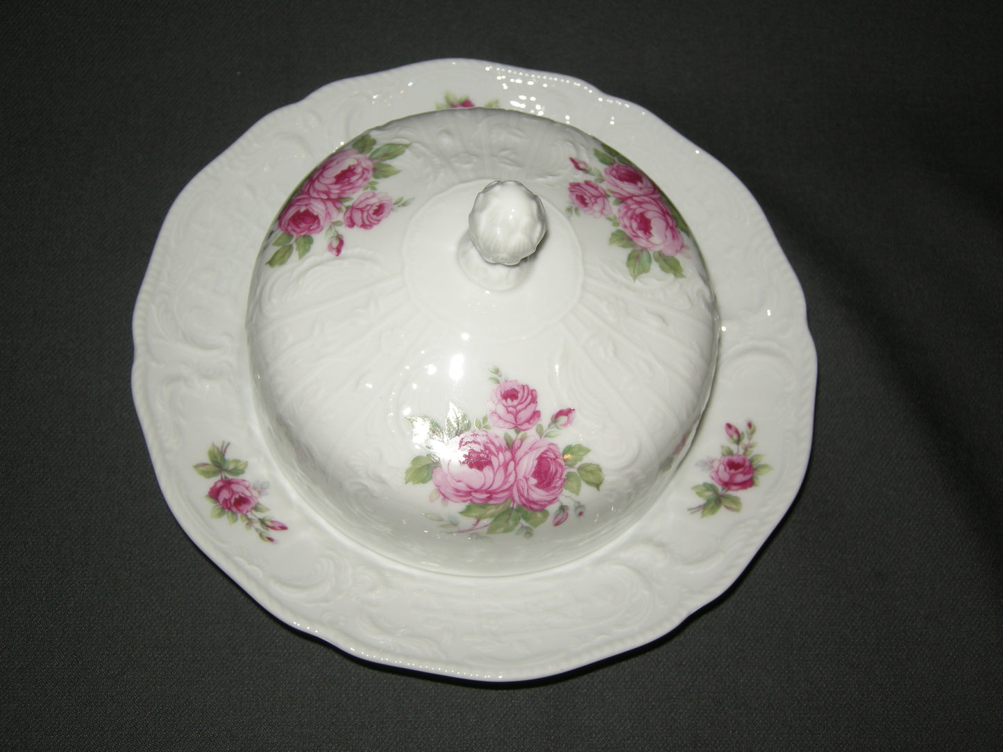 Rosenthal Sanssouci spierwit rose pioenroos botervloot