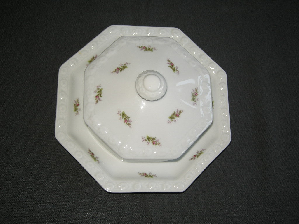 Rosenthal Maria Moosrose botervloot 8-kantig