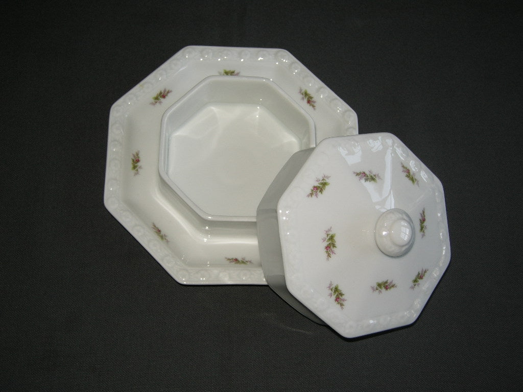 Rosenthal Maria Moosrose botervloot 8-kantig