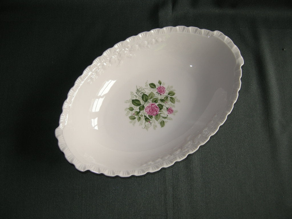 Hütschenreuther Porcelaine Rose decor kleine rozen broodschaal