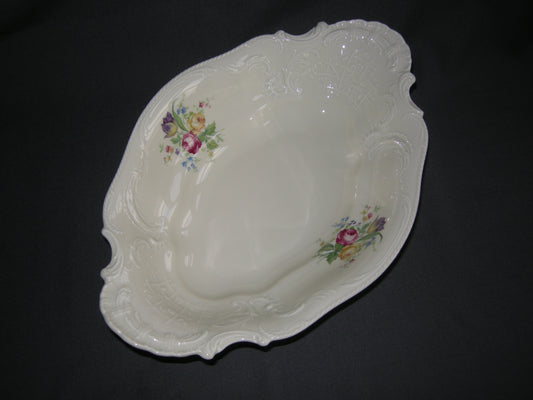 Rosenthal Sanssouci roomwit met bloemetjes broodschaal