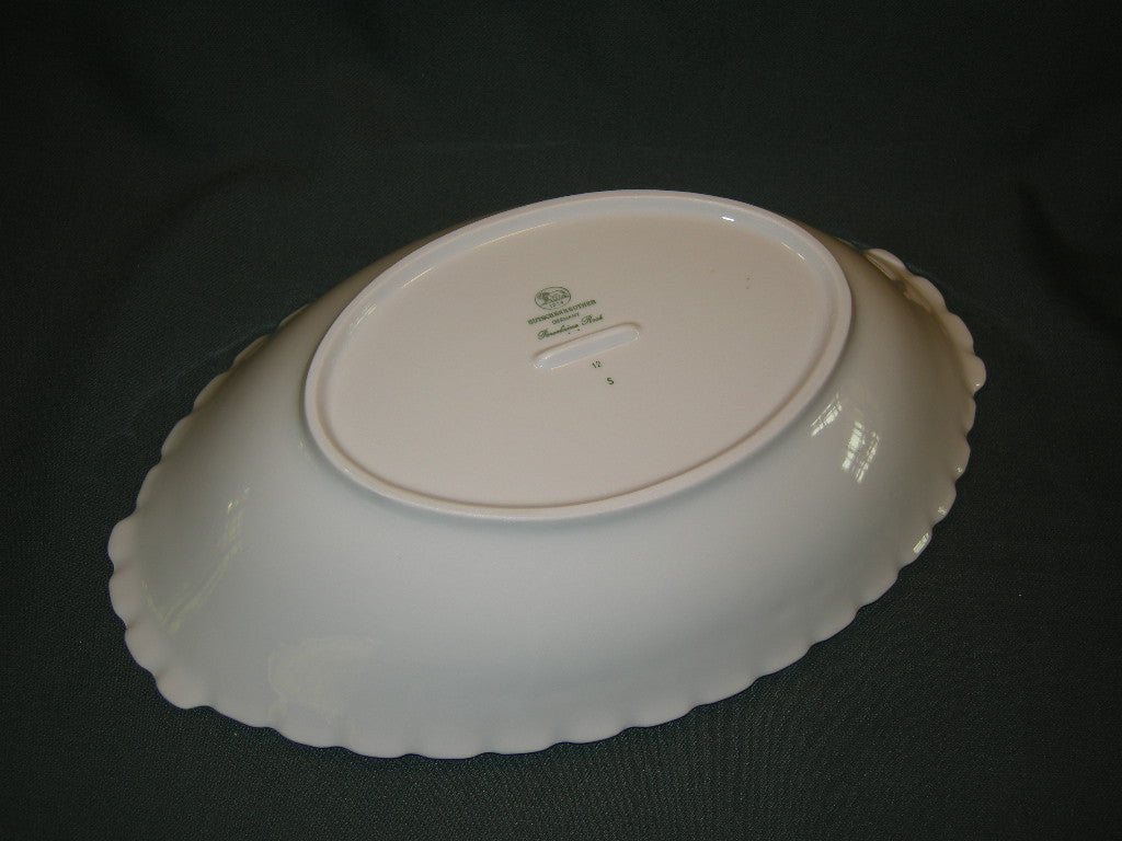 Hutschenreuther Porcelaine Rose Drache met roosdecor broodschaal
