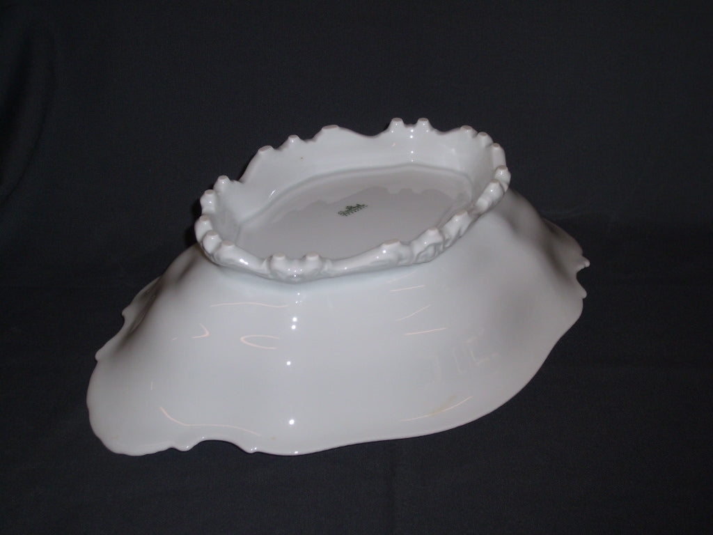 Rosenthal Sanssouci spierwit met bruin/rose roos broodschaal