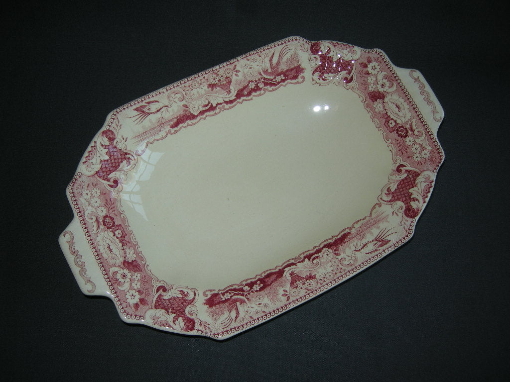 Societe Ceramique Victoria rood broodschaal