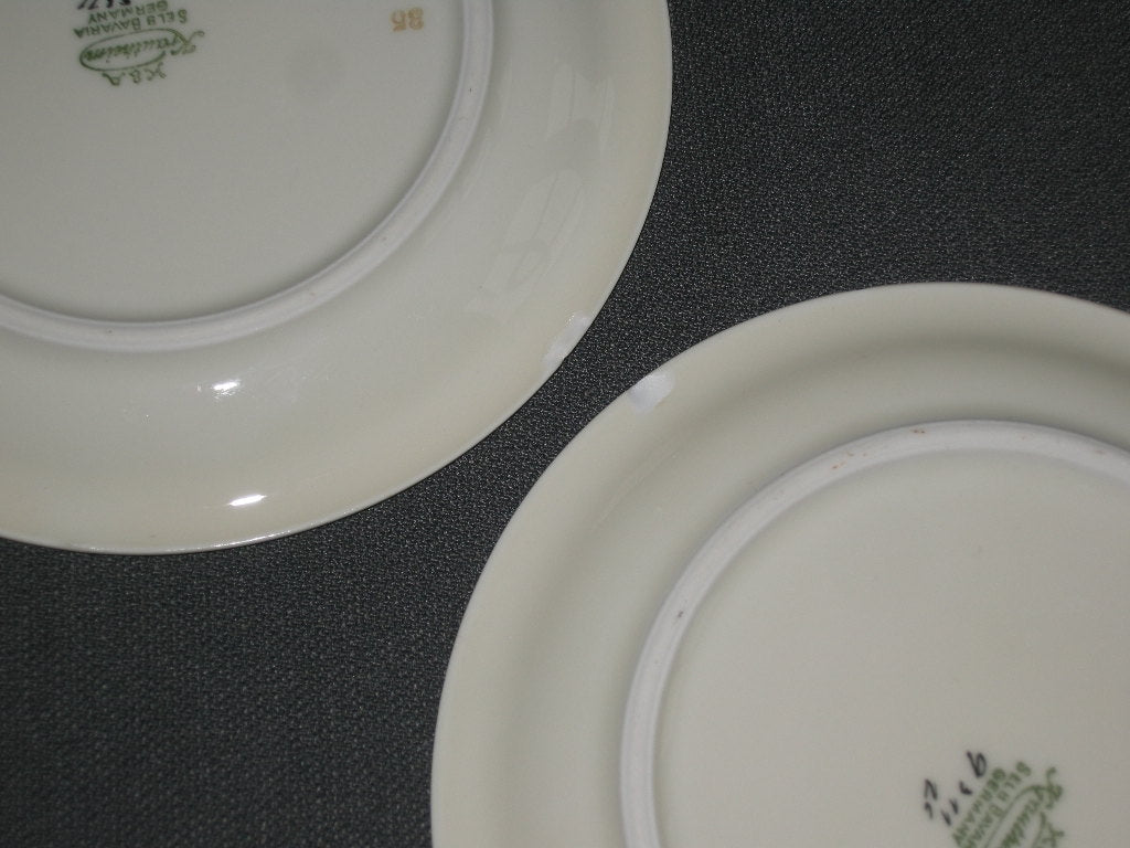 Krautheim Wiesengrund & Bergeshöh'n cakebordjes O12,5 cm.