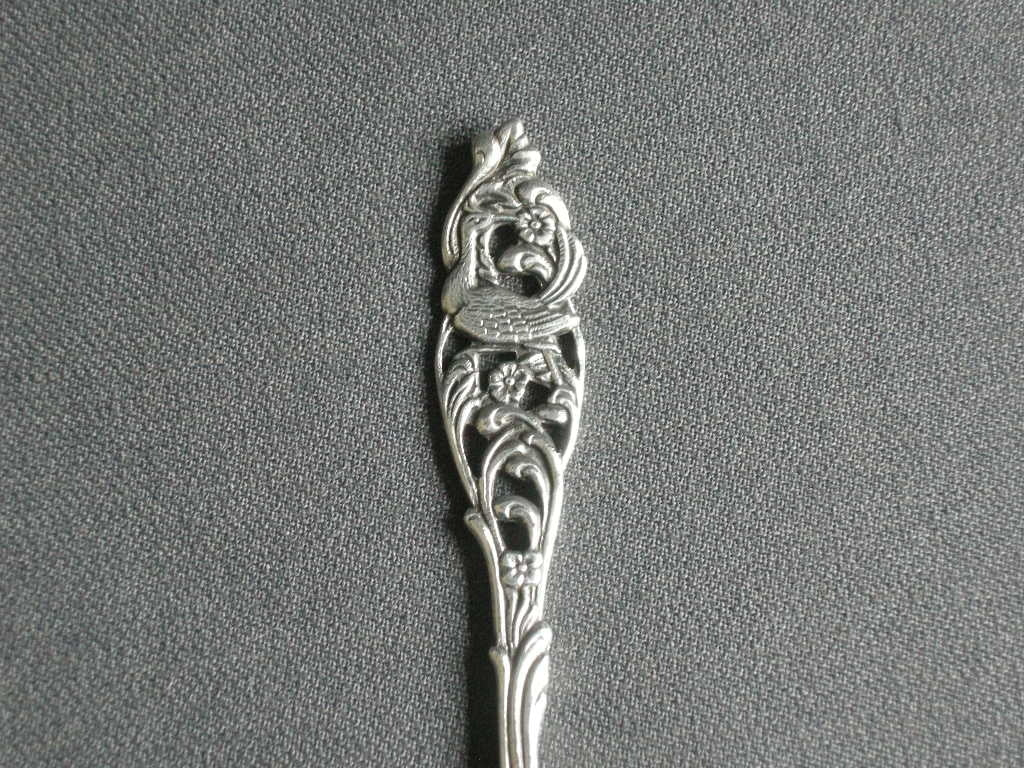 Gero verzilverd model 647 Oud Hollandsch met siervogel cakeprikker