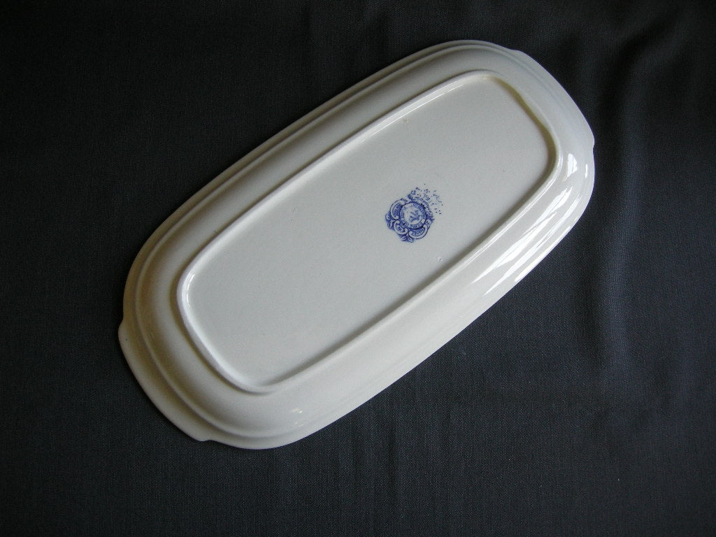 Royal Sphinx Old England blauw cake-schaal