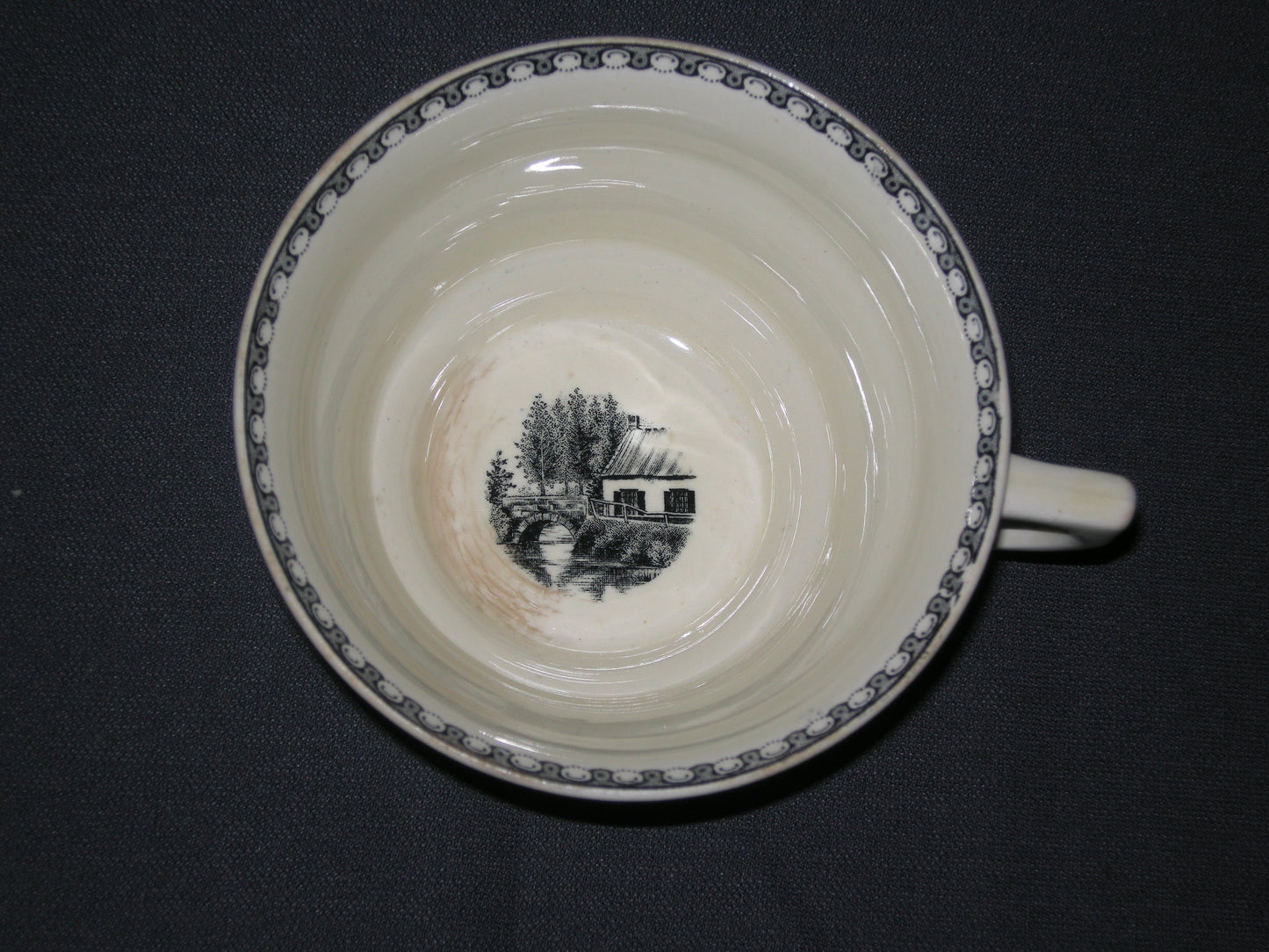 Societe Ceramique Landschap cappuccinokop & schotels