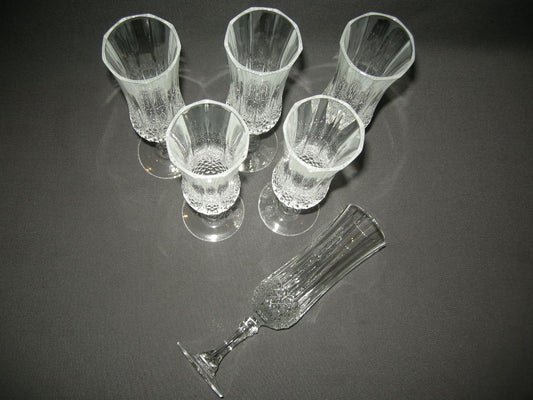 Kristal d'Arques Longchamps champagneflutes