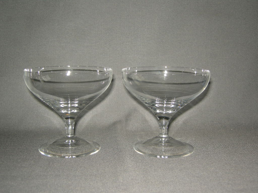 glas - kristal Leerdam Sylvia coupes O10 cm.