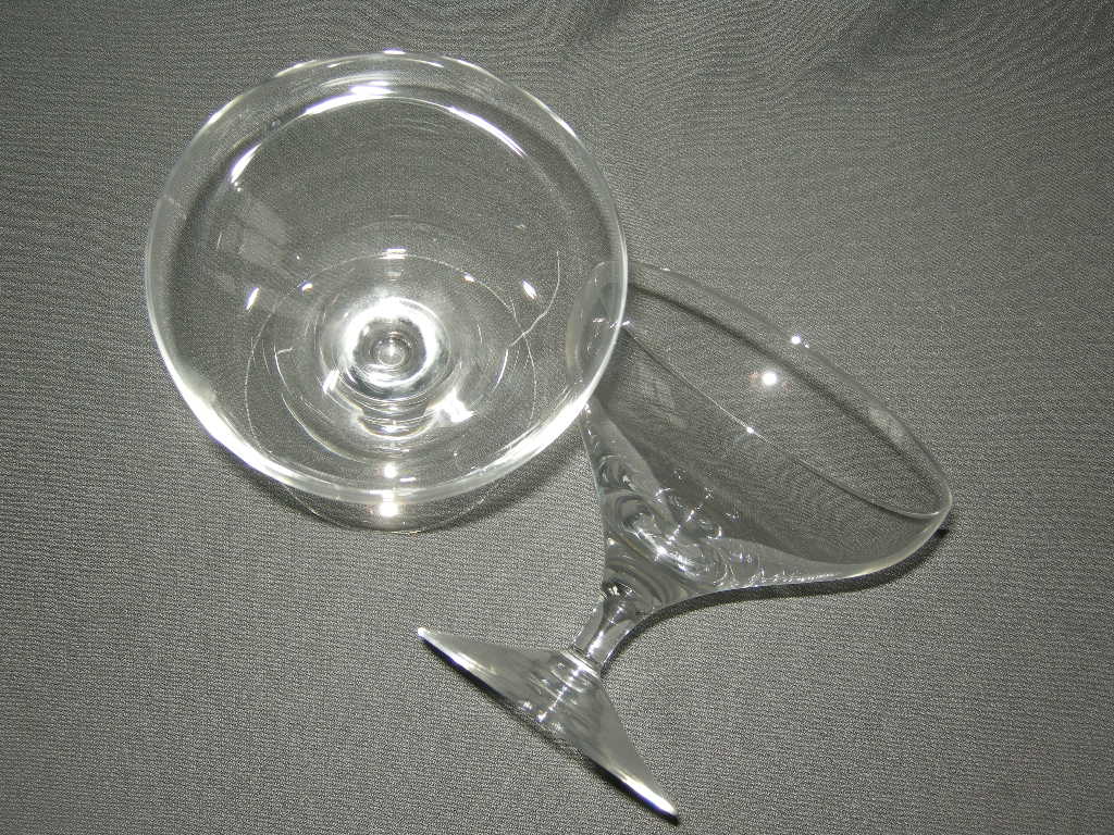 glas - kristal Leerdam Sylvia coupes O10 cm.