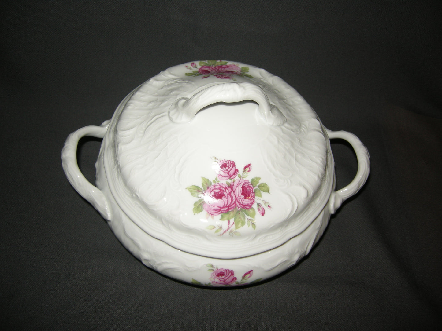 Rosenthal Sanssouci spierwit rose pioenroos dekschaal