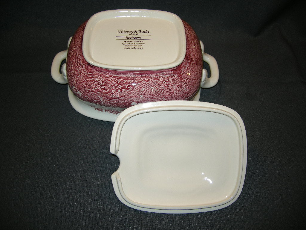 Villeroy & Boch Rusticana rood dekschaal
