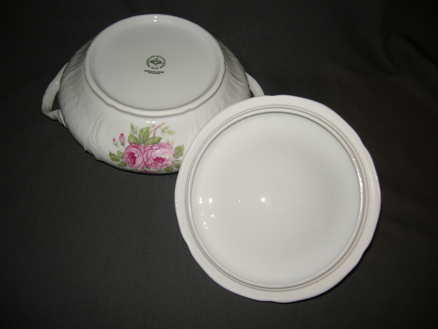 Rosenthal Sanssouci spierwit rose pioenroos dekschaal