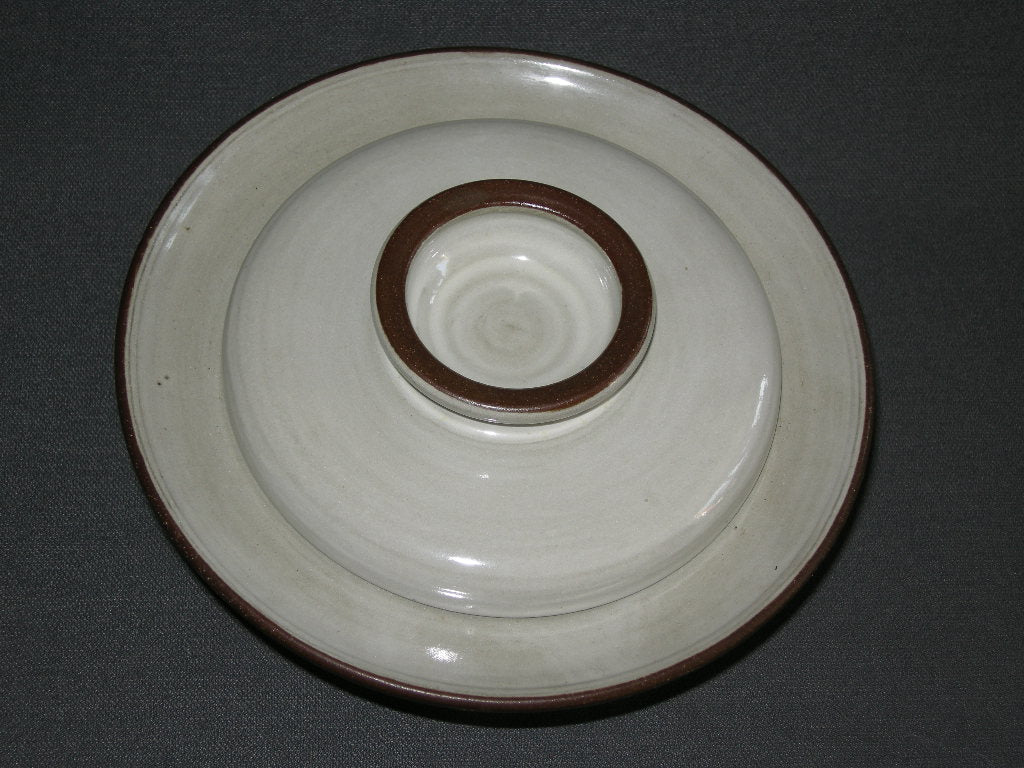 Zaalberg middelbruin / creme dekschaaltje