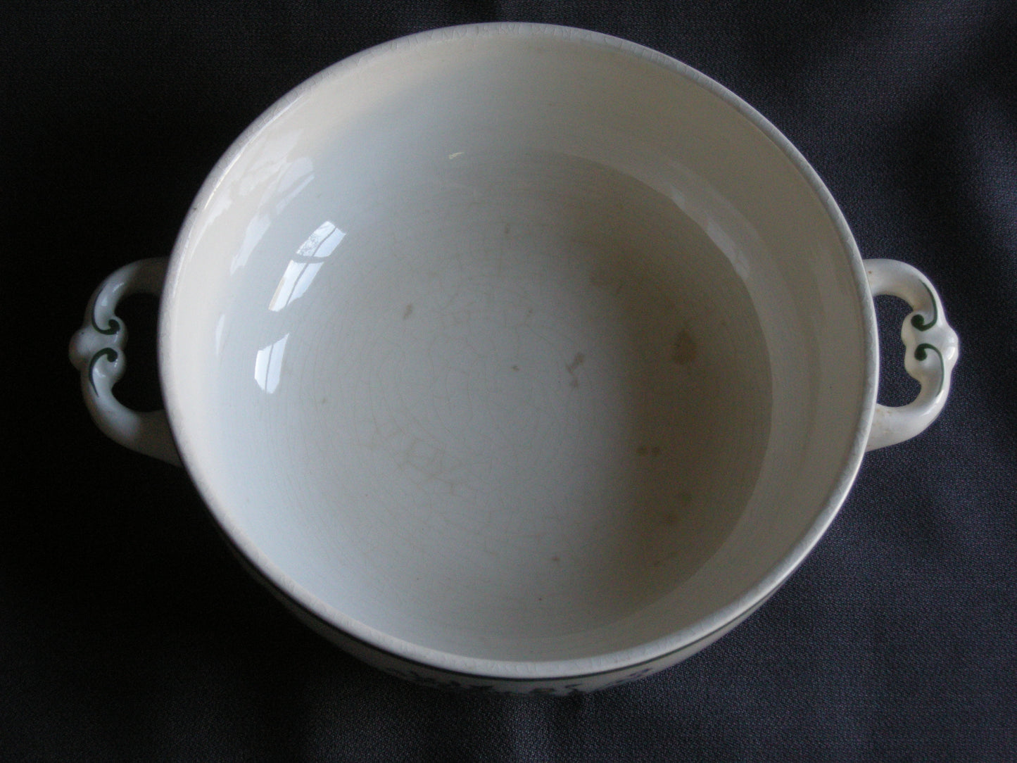 Villeroy & Boch Alt Strassburg oud stempel dekschaaltje zonder deksel O16 cm.