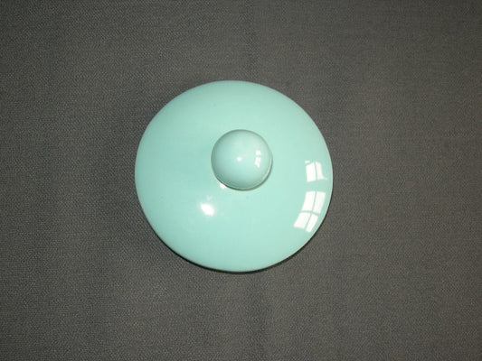 Huizen pastel aqua deksel suikerpot