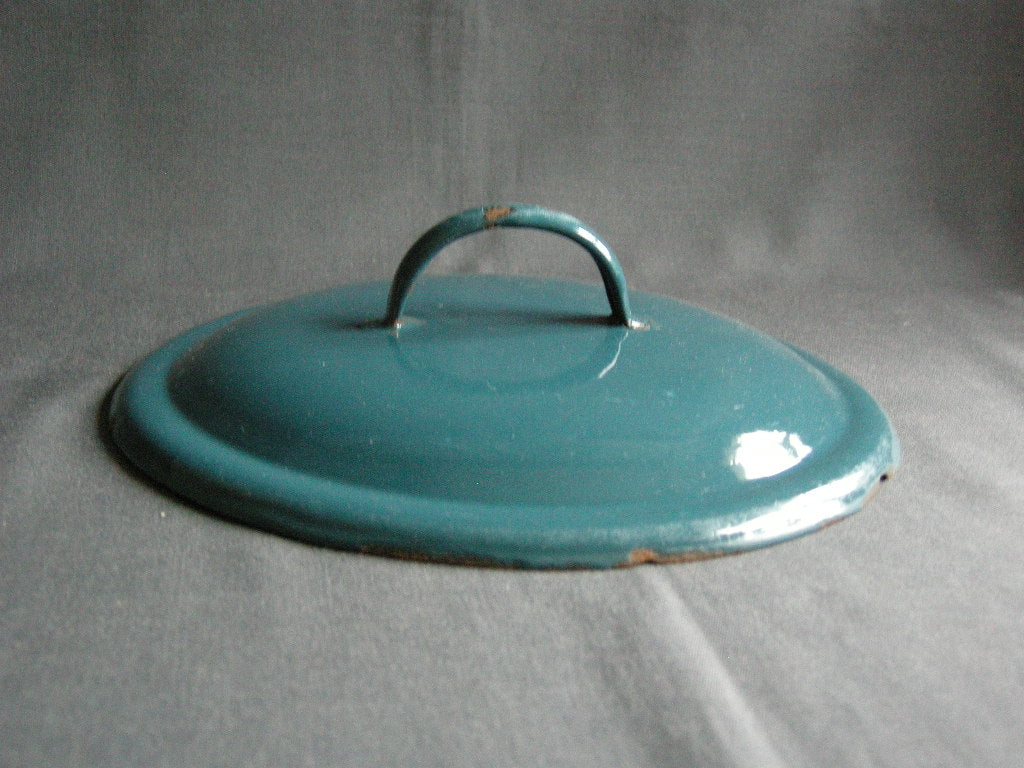 emaille petrol 002. deksel