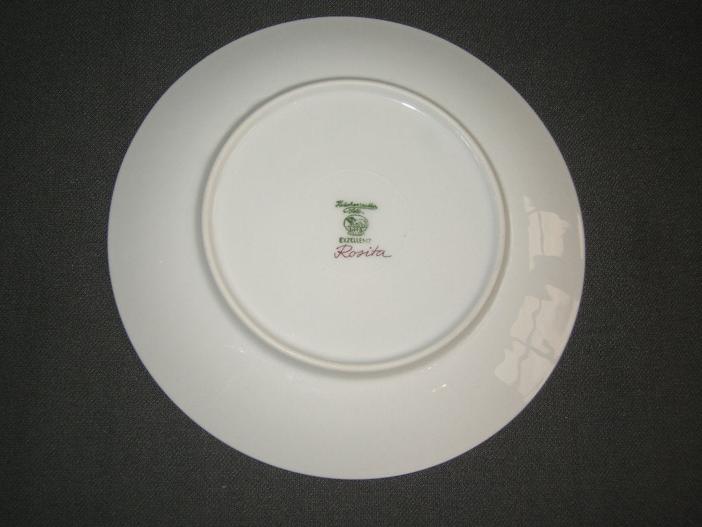 Hütschenreuther Exzellenz Rosita dessertbord O19,5 cm.
