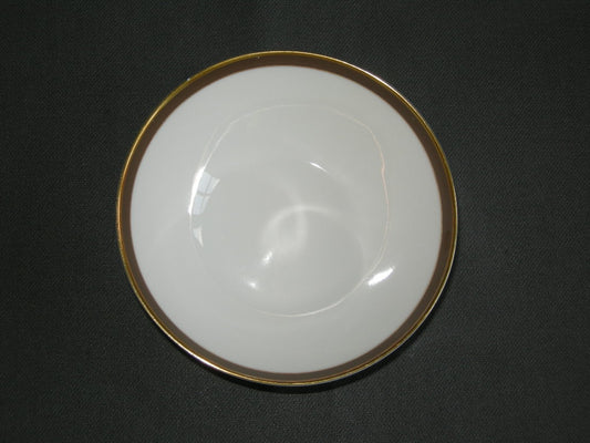 Thomas Medaillon bruin - goudkleurige decorrand dessertschaaltje