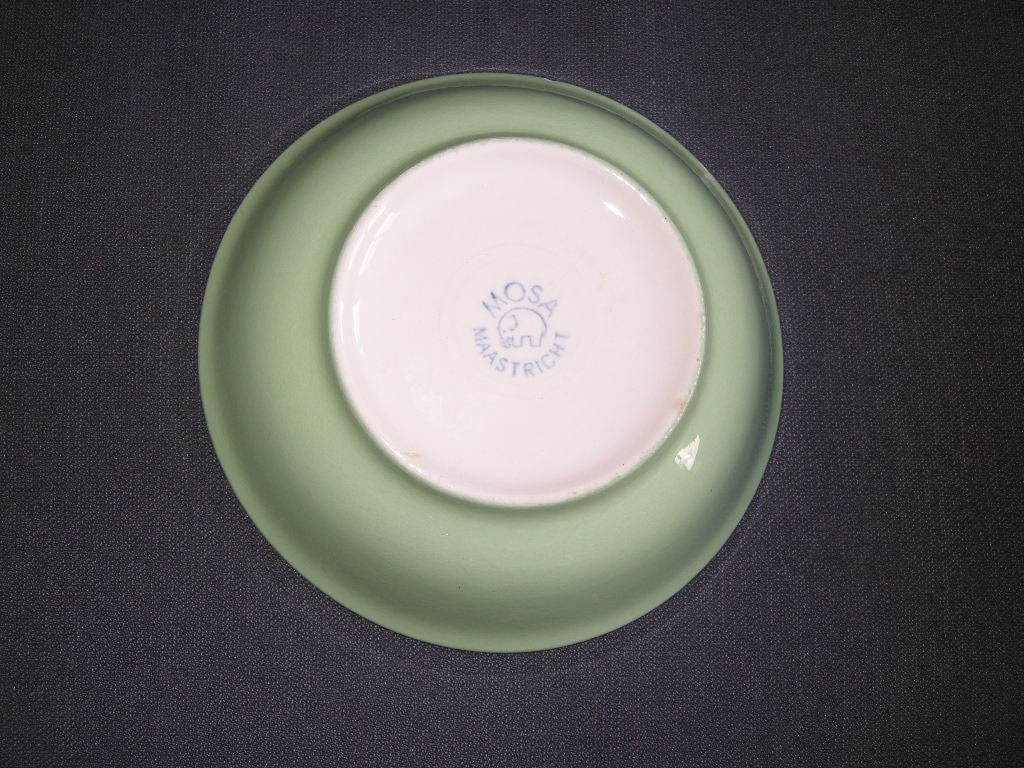 MOSA pastel groen dessertschaaltje