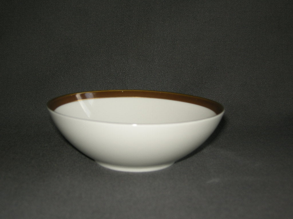 Thomas Medaillon bruin - goudkleurige decorrand dessertschaaltje