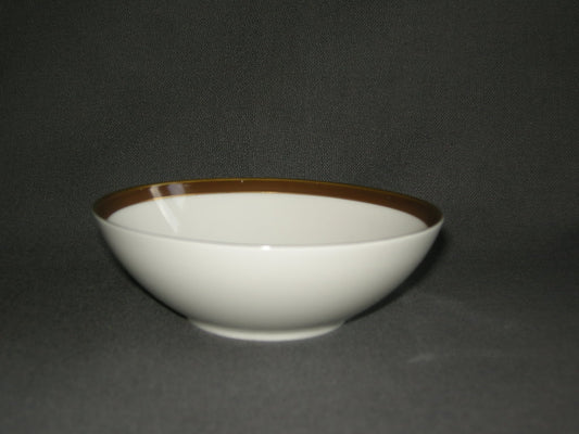 Thomas Medaillon bruin - goudkleurige decorrand dessertschaaltje