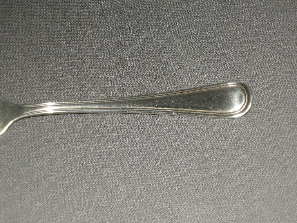Gero verzilverd model 455 dubbel rondfilet vork