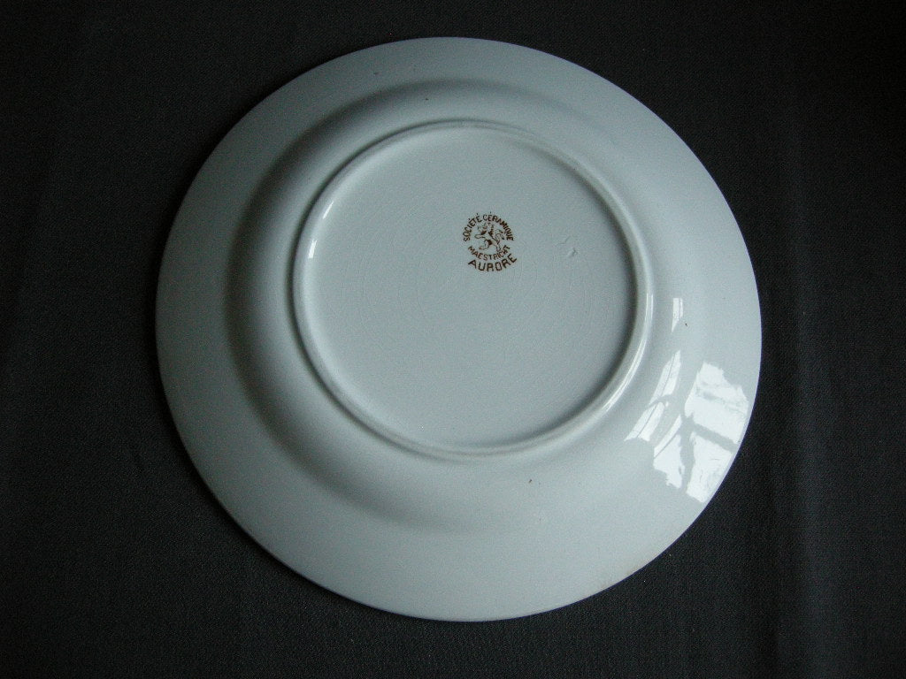 Societe Ceramique Aurore bruin dinerborden