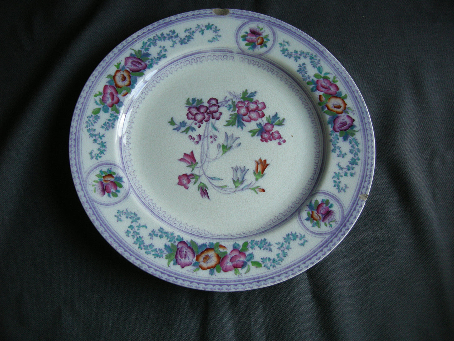 C.M. & S (Charles Meigh & Son) Campanula dinerborden