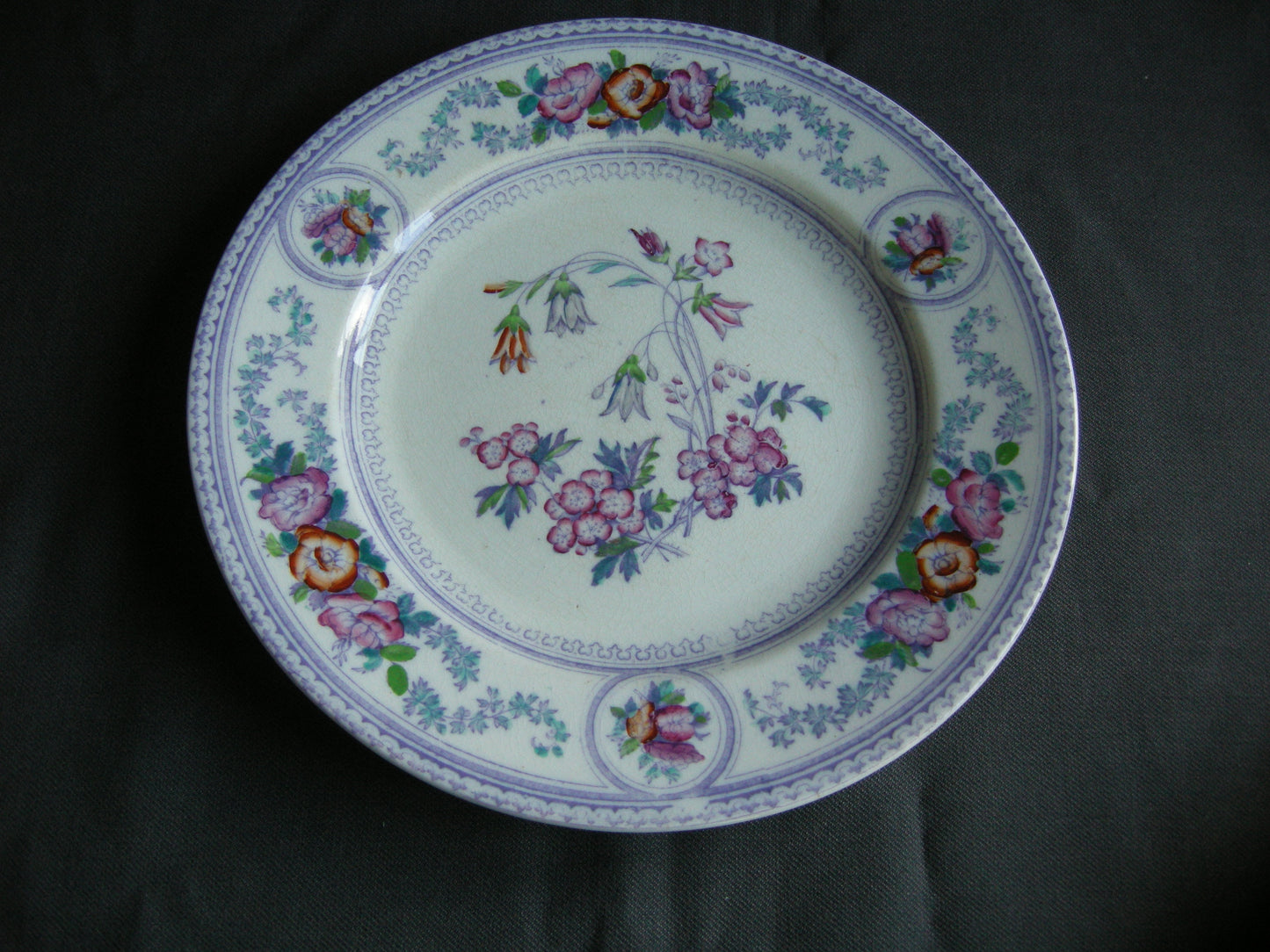 C.M. & S (Charles Meigh & Son) Campanula dinerborden