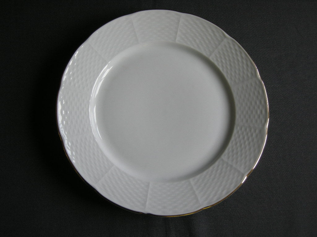 Thun wit met goud dinerbord
