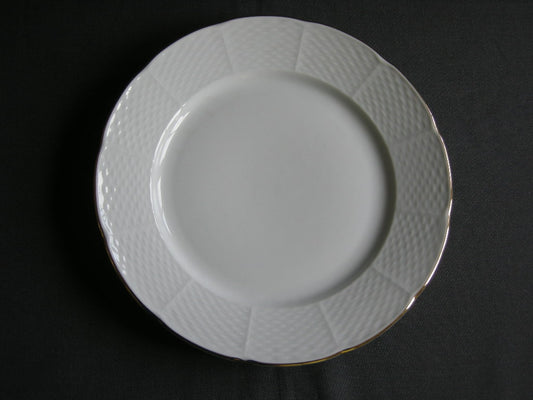 Thun wit met goud dinerbord