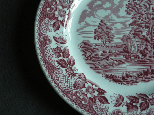Barratts Elizabethan dinerbord met kleurloze craquelé
