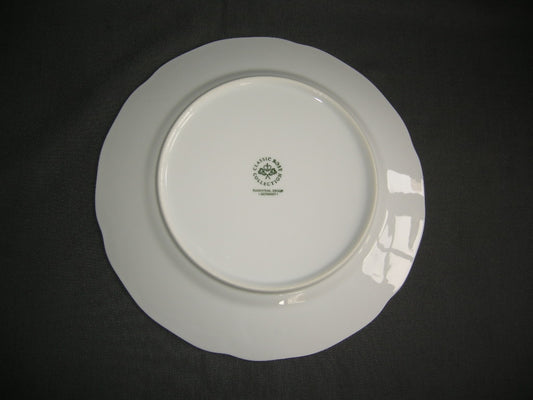 Rosenthal Sanssouci spierwit met blauw / grijze bloemetjes dinerbord