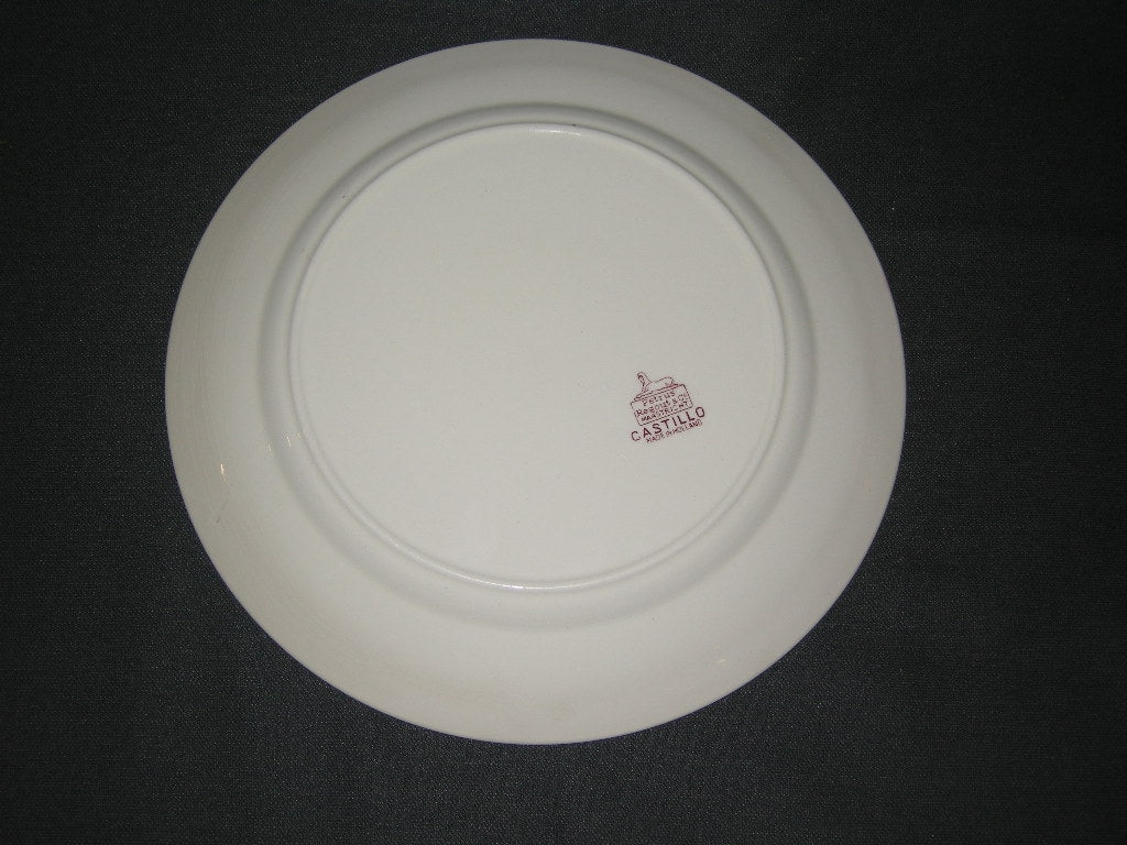 Petrus Regout Castillo rood dinerbord