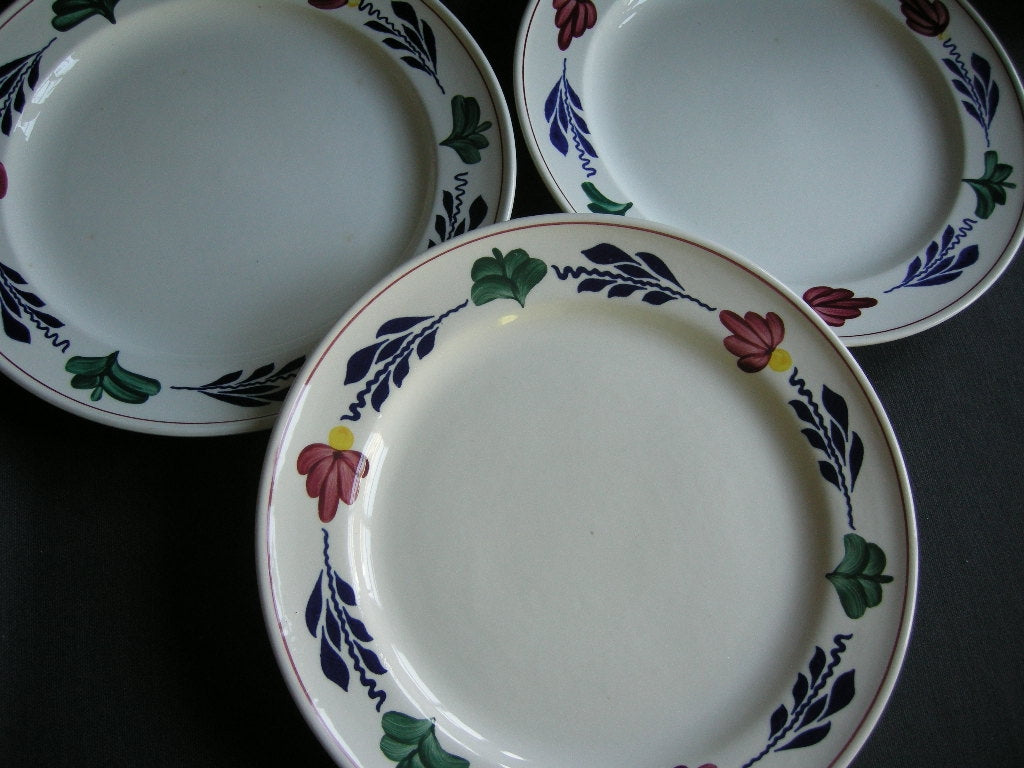 Boch Boerenbont dinerbord O24 cm. met minimale vlekjes