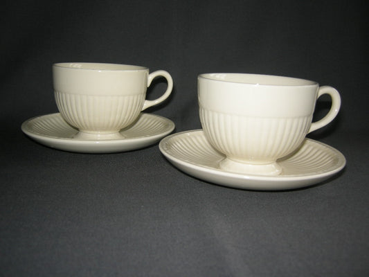 Wedgwood Edme plain kop & schotels O9 cm.
