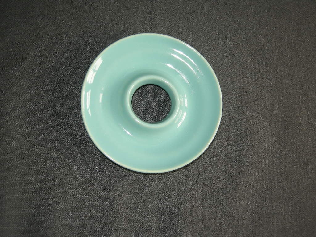 Huizen pastel aqua eierring