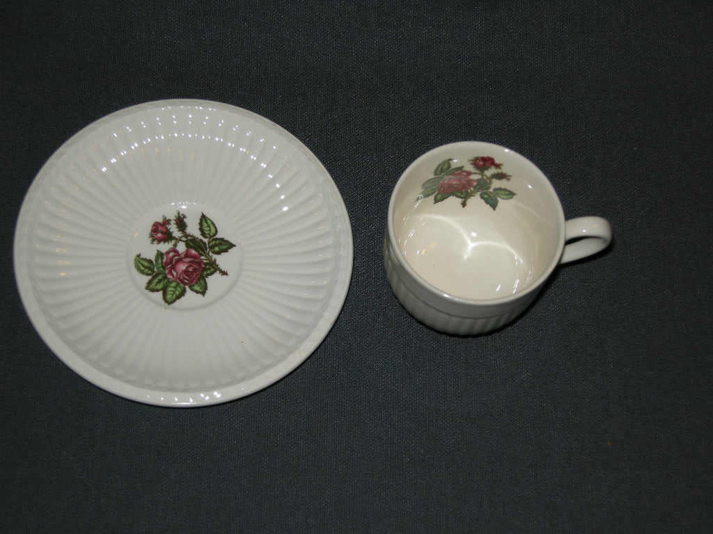 Wedgwood Moss Rose espresso kop en schotel