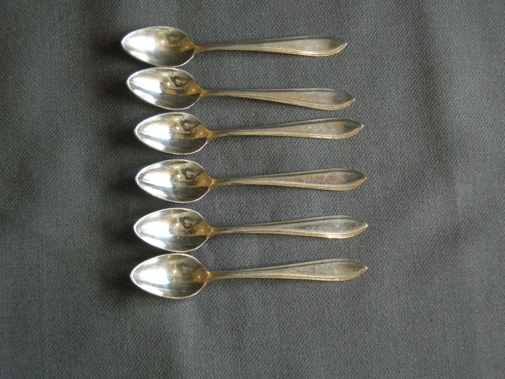 Sola GZ model 430 puntfilet espressolepeltjes / advocaatlepeltjes